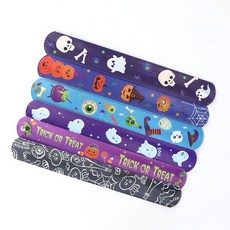 할로윈 자동팔찌 아이 선물 혼합 100개입 행사 주얼리, 100개(낱개수량확인)