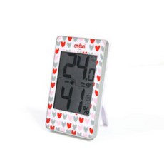 아트박스/어반띵즈 에바 북유럽풍 온습도계 O-100LV, 북유럽풍온습도계러블리_M01-2804, 1개