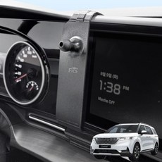 픽스글로벌 카니발 KA4 (페리이전) 전용 차량용 핸드폰 거치대 마운트, 아날로그 + 8인치 디스플레이, 마운트 단품 + 픽스 쿨링팬 플립 차량용 거치대