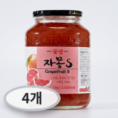 꽃샘 자몽S, 1kg, 4개, 1개입