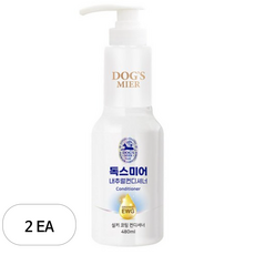 독스미어 내츄럴 강아지 컨디셔너, 480ml, 2개