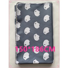 可愛綿羊圖案墊子 150*186公分 柔軟舒適 居家裝飾 兒童安全墊, 防水萬用墊150*186cm, 1個