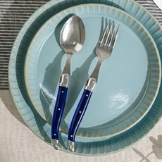 장네론 라귀올 디너스푼 + 디너포크 세트, 1개, 프렌치블루