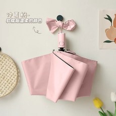 摺疊雨傘女晴雨兩用手動太陽傘加固防紫外線遮陽反光條傘