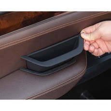 BMW X3/X4 碳纖維門把內拉手蓋板, 消光黑,副駕駛後, 1個