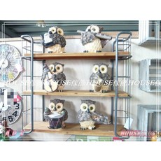 *︵House傢飾︵* LOFT工業風水管木製三層壁架壁櫃【限量款/新發售】