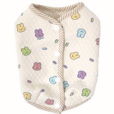 강아지조끼 오가닉 순면 피부알러지케어, 달콤바니 Natural, 1개