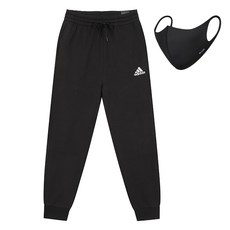 adidas 愛迪達 FEELCOZY刷毛運動長褲+運動面具