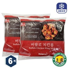 덴포 버팔로 치킨봉, 1kg, 6개