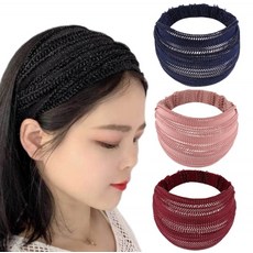 중년 여성 비니 빗살 두건 주방 세안 반다나 헤어밴드