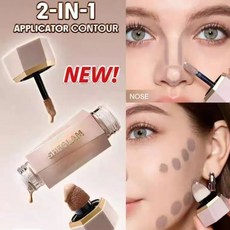 sheglam雙頭修容液 陰影鼻梁側影 自然暈染 灰調修容 soft tan, Clay, 1個