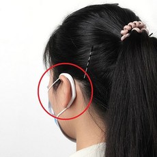 마스크 귀 안아프게 보호 실리콘 귀통증 이어가드, 블랙