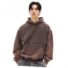 브랜드정품 소버먼트 SOVERMENT 890G 컷 블리치 후드-에시드 챠콜 브라운- 235920