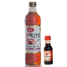 [류맛간장200ml증정]홍일식품 진해총판 홍일백간장소스 국내산 살아있는 홍게와 신선한 야체 추출액 깔끔하게 만들었습니다., 1개, 900ml