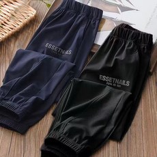 童裝男童夏季寬鬆輕薄透氣速幹褲新品夏款中大童涼爽運動休閒長褲