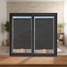 블라인드커튼 37X125 무타공롤가리개 롤스크린 창문가리개 햇빛가리개 좁은창문 자취방