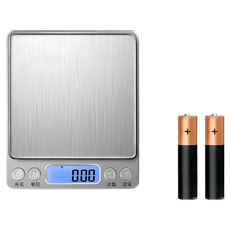 熾咖啡 電子秤, 銀色電子秤, 電池款, 3kg