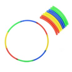 이음모음 심플 조립식 훌라후프, 3개, 프리미엄 소형, 200g