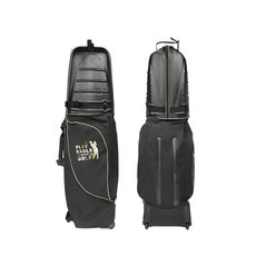 PLAY EAGLE GOLF 高爾夫球拖運包 附輪設計, 黑金色