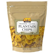 Setton Farm 플랜틴 칩 바다 소금 포함 198.4g(7온스) 백, Setton Farm 플랜틴 칩 바다 소금 포함 198