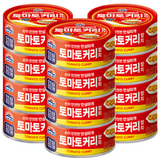 사조 토마토커리 참치 / 참치캔 통조림, 100g, 12개