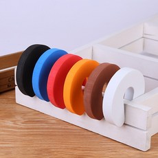 쿠션 도어스토퍼 손끼임방지 문닫힘방지 도어쿠션 문쾅방지 안전+한정사은품, 3-도어쿠션-옐로우