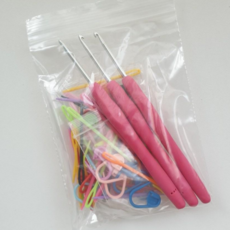 코바늘 5호 3P 돗바늘 30P 단수링 30P 세트, 1세트