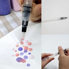 캘라그라피 납작 아쿠아브러쉬 미술용붓 색칠붓 물붓 휴대용붓