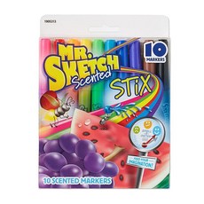 Mr. Sketch 1905313 Scent Stix 수채화 마커 섬세한 포인트 10/세트