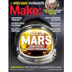 (영문도서) Make: Volume 47: The Space Issue Paperback, Make Community, LLC, English, 9781680450804