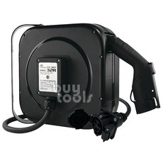 電動車充電線自動收線捲線器 7kW*32A*長5M 台灣製造, 1個, 進電端為美規J1772母接頭,出電端為美規J1772(TYPE1)