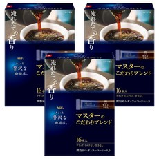 조금호화로운커피숍 블랙 마스터스 초이스 블렌드 스틱, 1.9g, 3개, 16개입
