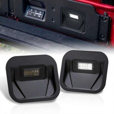 AJP 유통업체 화이트 SMD LED 트럭 침대 멀티프로 테일게이트 스텝 라이트 후면 램프 세트 + 배선 하니스 키트 호환교체용 시에라 1500 리미티드 2500HD 3500H, AJP 유통업체 화이트 SMD LED 트럭 침대 멀티프