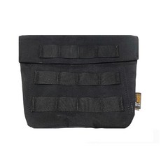 전술 모듈식 복부 패널 플레이트 캐리어 배꼽 허리 몰 보관 가방 잡화, Color: 3. BK, 1개