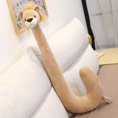 휴대폰 베개 거치대 받침대 차량용 목걸이 기린 쿠션 푹신푹 누워서핸드폰거치대, 1개, 사자