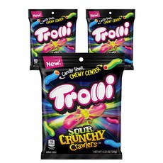 트롤리 사우어 크런치 크롤러, 3개, 120g