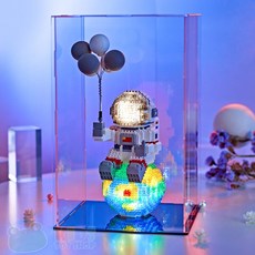 告白氣球太空人積木 1368顆粒, 1個, 展示盒個（無機密）