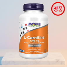 나우푸드 엘 카르니틴 1000mg L-Carnitine 100정, 1개