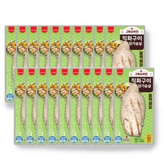 [삼립] 직화구이 닭가슴살 블랙페퍼 그릭슈바인 x 20개, 100g