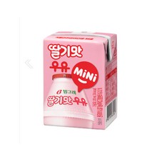 빙그레 딸기맛우유 mini 120ml, 3개
