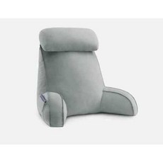 대형 패브릭 헤드보드 쿠션 침대 베개 목 지지 쿠션 장식용 베개 기숙사 학생용 심플 소파 허리 지지 베개, 5. 그레이 80x40x60cm 라지