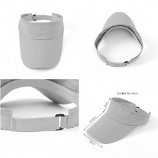 선캡 시원한 메쉬 스포츠 썬캡 그레이 자외선차단모자jus5+5qcY