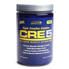 MHP MHP 超級肌酸複合物 CRE 5 檸檬青檸口味, 390g, 1個
