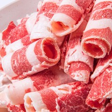 푸푸축산 미국산 우삼겹 1KG 냉동 대패, 2개