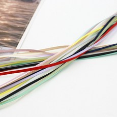 (인형소품) 2mm 공단리본, 화이트, 1개