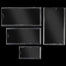 캣냥냥 부착식 투명 월프레임 소형 공지게시판, 55x25