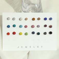 미스21 이르망 5mm 써지컬 피어싱 24개 세트 (pe209)
