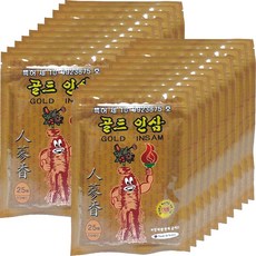 골드 패드 인삼향, 25개입, 20개