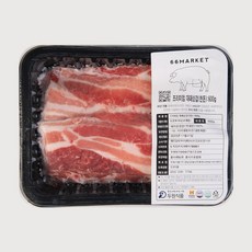 [육육마켓] 한돈 프리미엄 대패삼겹살 600g, 1개