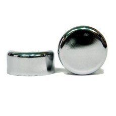 족자봉캡 은색 슬립형 16mm전용 (1개)